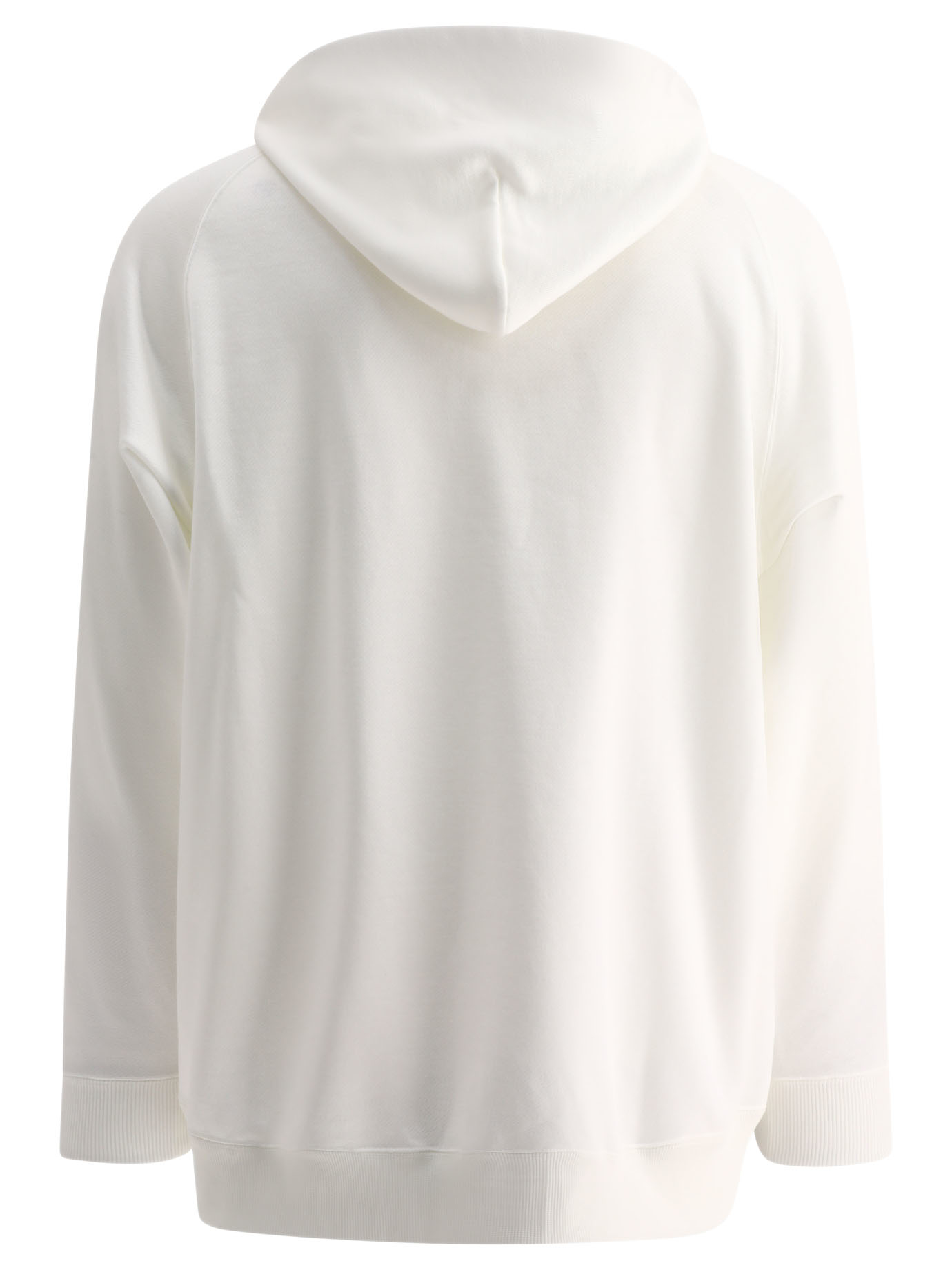 NEEDLES White Embroidered zippered sweatshirt